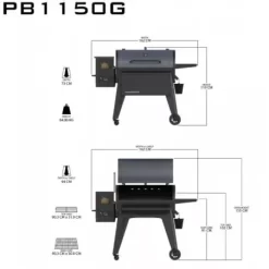 Barbecue à Pellets Navigator 1150 PIT BOSS -Les gens du barbecue. barbecue a pellets navigator 1150g 4