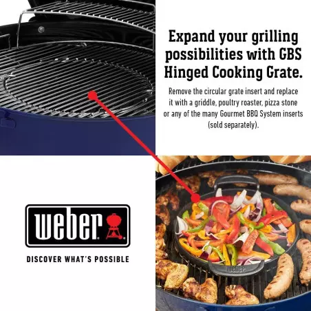 Barbecue Charbon Master-Touch Gbs 5750 - Ocean Blue - WEBER 5 Barbecue Charbon Master-Touch Gbs 5750 - Ocean Blue - WEBER – Image 5