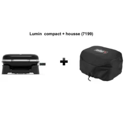 Barbecue Electrique WEBER Lumin Black + Housse