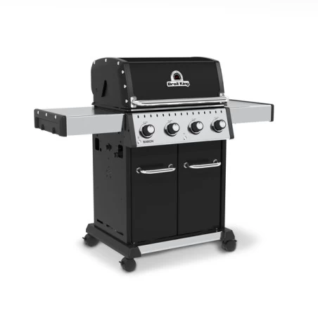 Barbecue Gaz Baron 420 Black Avec Plancha BROIL KING 2 Barbecue Gaz Baron 420 Black Avec Plancha BROIL KING – Image 2