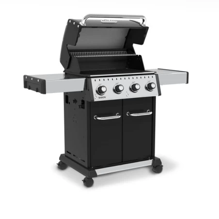 Barbecue Gaz Baron 420 Black Avec Plancha BROIL KING 3 Barbecue Gaz Baron 420 Black Avec Plancha BROIL KING – Image 3