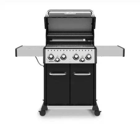 Barbecue Gaz Baron 490 Black Avec Plancha BROIL KING 2 Barbecue Gaz Baron 490 Black Avec Plancha BROIL KING – Image 2