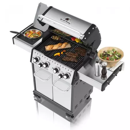 Barbecue Gaz Baron S 490 Ir Avec Plancha Et Rôtissoire BROIL KING 3 Barbecue Gaz Baron S 490 Ir Avec Plancha Et Rôtissoire BROIL KING – Image 3