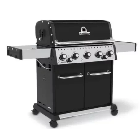Barbecue Gaz Baron 590 Black Avec Plancha BROIL KING 2 Barbecue Gaz Baron 590 Black Avec Plancha BROIL KING – Image 2