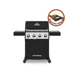 Barbecue Gaz Crown 410 Avec Tablettes Acier Rabattables BROIL KING