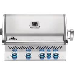 Barbecue Gaz Naturel NAPOLEON Encastrable Built-In Pro 500 Inox 3 Brûleurs + Brûleur Arriere