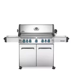 Napoleon Barbecue Gaz Prestige 665 INOX 5 Brûleurs + Sizzle Latéral + Brûleur Arrière