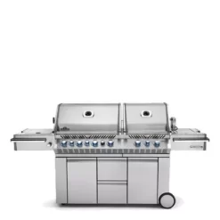 Barbecue Gaz Prestige Pro 825 4 Brûleurs + Sizzle Lateral + 2 Sizzle Interieurs+ Brûleur Arriere + Fumoir - NAPOLEON
