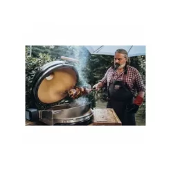 Barbecue Ceramique Le Chef Pro 2.0 Noir à Poser - MONOLITH 8 Barbecue Ceramique Le Chef Pro 2.0 Noir à Poser - MONOLITH -Les gens du barbecue. barbecue kamado le chef noir sans chariot monolith 3