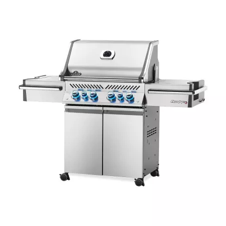 Napoleon BBQ Gaz Prestige 500 Inox 4B + Sizzle + Bruleur Arriere 1 Napoleon BBQ Gaz Prestige 500 Inox 4B + Sizzle + Bruleur Arriere