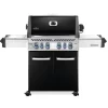 Napoleon BBQ Gaz Prestige 500 Noir 4B + Sizzle +Bruleur Arriere
