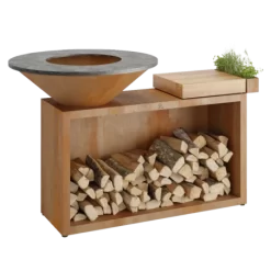 Brasero OFYR Island 85 Bois Teck