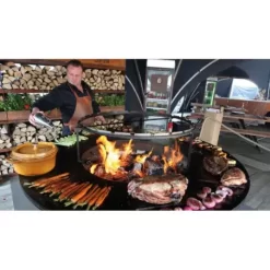 Brasero OFYR XL Plancha Acier Corten Pied 50cm 7 Brasero OFYR XL Plancha Acier Corten Pied 50cm -Les gens du barbecue. brasero ofyr xl plancha acier cortene pied 50cm 3