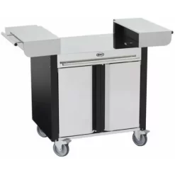 Chariot Combo Inox Et Acier Noir 60