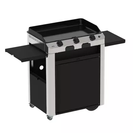 Chariot Plancha Fusion 75 Noir / Inox 2024 - ENO 1 Chariot Plancha Fusion 75 Noir / Inox 2024 - ENO