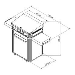 Pack Combo Plancha Electrique 65 Noir & Inox Avec Capot Noir - ENO 5 Pack Combo Plancha Electrique 65 Noir & Inox Avec Capot Noir - ENO -Les gens du barbecue. combo plancha electrique enosign 65 acier noir inox 2