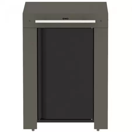 Desserte Felix Compacte Acier Grise - ENO 1 Desserte Felix Compacte Acier Grise - ENO