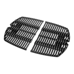 Grilles De Cuisson Fonte Pour WEBER Q 200 / 2000 Réf. 7645