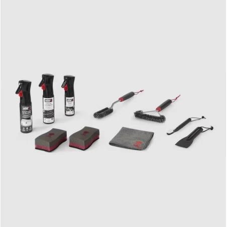 Kit De Nettoyage Pour Barbecue Inox - 18283 - WEBER 1 Kit De Nettoyage Pour Barbecue Inox - 18283 - WEBER
