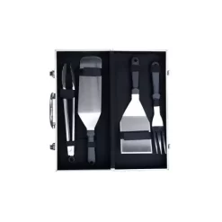 Mallette 4 Ustensiles Inox Pour Plancha