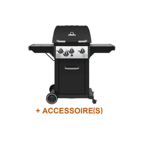 Broil King Pack + Barbecue Gaz Royal 340 Et Housse + Plancha Broilking 1 Broil King Pack + Barbecue Gaz Royal 340 Et Housse + Plancha Broilking