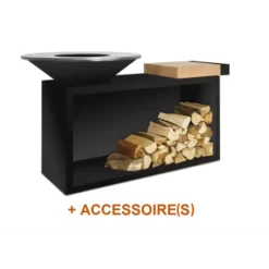 Pack De Noël Brasero OFYR Island Black 85 Bois Teck