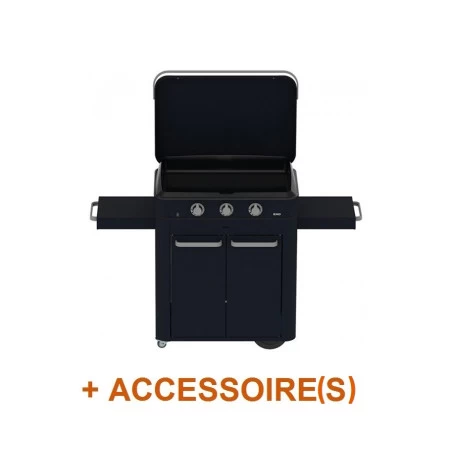 Pack + Combo Plancha Enosign Gaz 80 Bleu Navy Avec Capot Navy + Coffret - ENO 1 Pack + Combo Plancha Enosign Gaz 80 Bleu Navy Avec Capot Navy + Coffret - ENO