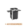 Pack + Combo Plancha Gaz Fusion 60 Inox Et Noir Sur Chariot + Coffret - ENO