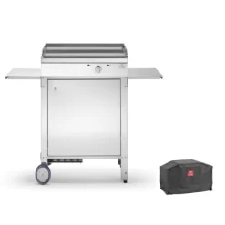 Planet Pack Plancha Elec Chef 55 Pl. Lisse + Chariot Fermé +Housse