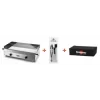 Pack + Plancha Electrique KRAMPOUZ Inox - Design - 65X39