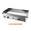 Pack + Plancha Gaz KRAMPOUZ Inox - Design - 65X39
