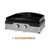 Pack + Plancha Gaz Signature Allure 260 Duo Acier/Inox