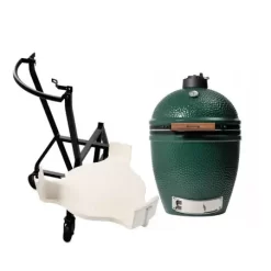 Pack Start BIG GREEN EGG L + Chariot Ă Poignee + Conveggtor