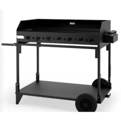 Plancha Exception Pakita Noire 105cm Sur Chariot Pliable