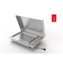 Plancha Electrique Encastrable Oasi In.El60 Inox Plaque Lisse + Couvercle - PLANET