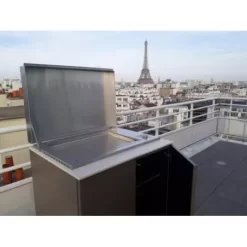 Plancha Electrique Encastrable Oasi In.El60 Inox Plaque Lisse + Couvercle - PLANET -Les gens du barbecue. plancha gaz encastrable 80 cm inox 2 feux plaque lisse couvercle planet 3