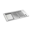 Planet BBQ Gaz Oasi Encastrable Grill 2/3 Et Plancha 1/3 + Capot