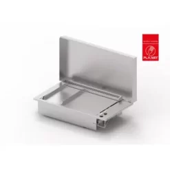 Plancha Gaz PLANET Chef 80Mix Plaque Inox 26 Lisse - 55 Lisse (Réf. 0201143)