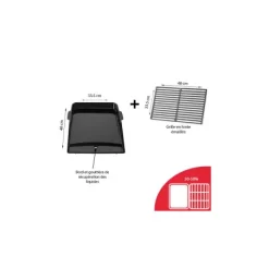 Weber Plancha Genesis + 1/2 Grille Genesis (Réf. 17853) -Les gens du barbecue. plancha genesis 1 2 grille genesis 2