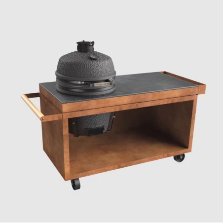Table Corten 150 PRO+ Corten Céramique Noire OFYR Avec Kamado VX Solo Large The Bastard 1 Table Corten 150 PRO+ Corten Céramique Noire OFYR Avec Kamado VX Solo Large The Bastard