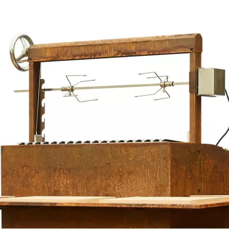 Tournebroche Électrique Pour Barbecue Argentin Gueuleton 1 Tournebroche Électrique Pour Barbecue Argentin Gueuleton